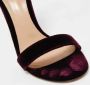 Gianvito Rossi Pre-owned Velvet sandals Purple Dames - Thumbnail 7