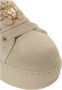 Gio+ Beige Sneakers met Gouden Charme Veters - Thumbnail 2