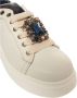 Gio+ Beige Sneakers met Uniek Hiel Detail - Thumbnail 2