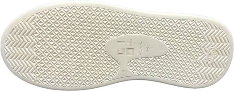 Gio+ Bruine Suède Sneakers met Bronzen Details Brown Dames