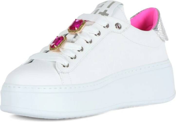 Gio+ Geco Leren Sneakers White Dames