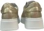 Gio+ Gelamineerde kalfsleren sneaker met verwijderbare accessoires Yellow Dames - Thumbnail 2