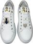 Gio+ Italiaanse Leren Platform Sneakers White Dames - Thumbnail 2