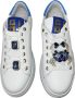 Gio+ Italiaanse Wit Blauwe Platform Sneakers White Dames - Thumbnail 2