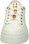 Gio+ Witte sneakers van kalfsleer met gelamineerde hak White Dames - Thumbnail 7