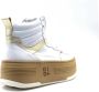 Gio+ Leren Sneaker met Turkooise Accenten White Dames - Thumbnail 3