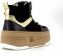 Gio+ Leren Sneaker Zwart Dames - Thumbnail 3