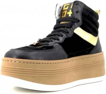 Gio+ Leren Sneaker Zwart Dames