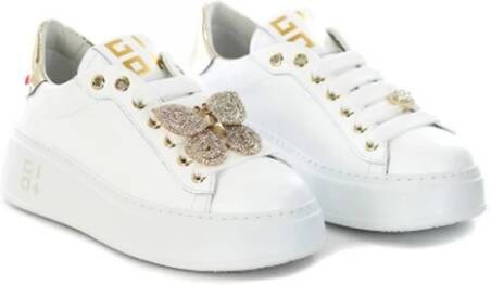 Gio+ Leren Sneakers Pia39 Bianco White Dames