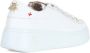 Gio+ Pia164A Leren Sneakers met Strass White Dames - Thumbnail 3