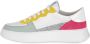 Gio+ Glitter Multi Sneakers Grijs Dames - Thumbnail 3