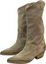 Gio+ Suède Texaanse Laarzen Polyester Enkel Gray Dames - Thumbnail 3