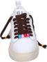 Gio+ Vintage Leren Dames Sneakers White Dames - Thumbnail 3