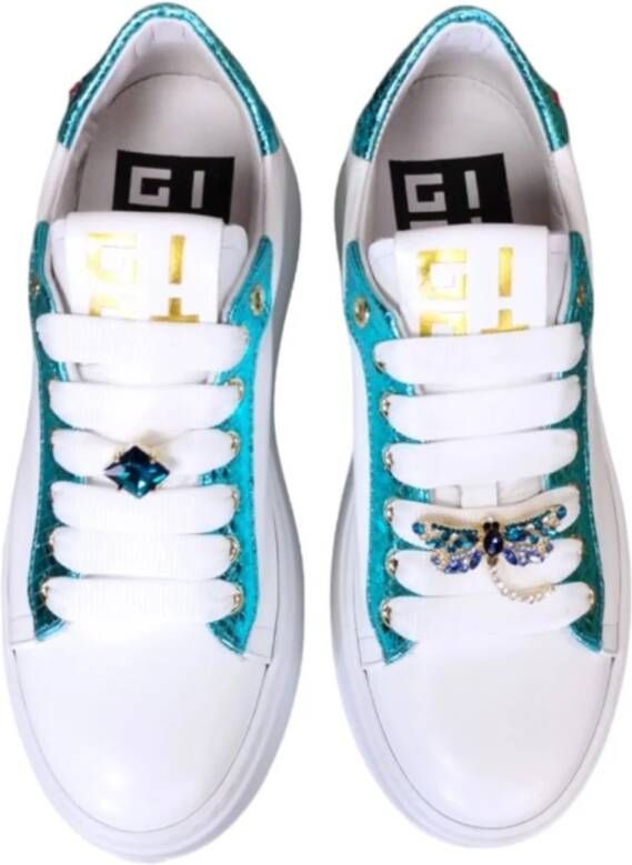 Gio+ Witte lage sneakers