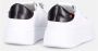 Gio+ Witte Leren Sneakers met Gelamineerd Detail White Dames - Thumbnail 4
