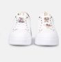 Gio+ Witte leren sneakers met gelamineerd detail White Dames - Thumbnail 3