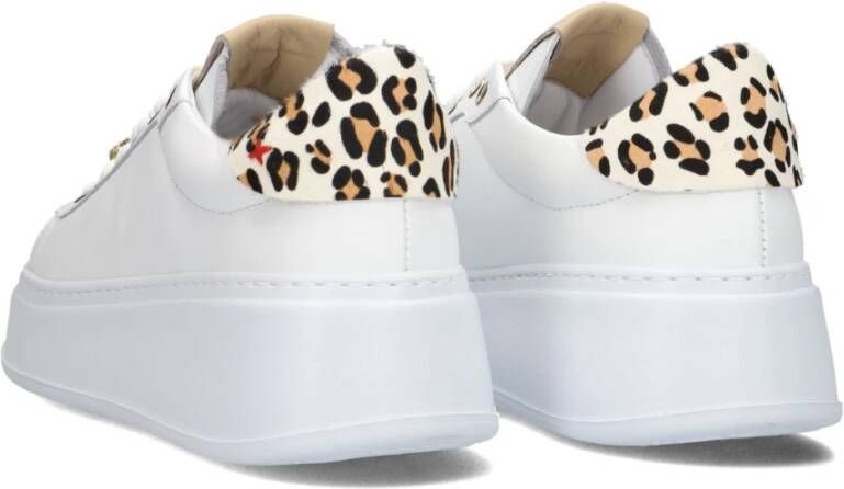 Gio+ Witte Plateau Sneakers voor Vrouwen