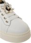 Gio+ Witte Sneakers met Slangen-Effect Hak - Thumbnail 2