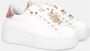 Gio+ Witte sneakers van kalfsleer met gelamineerde hak White Dames - Thumbnail 3