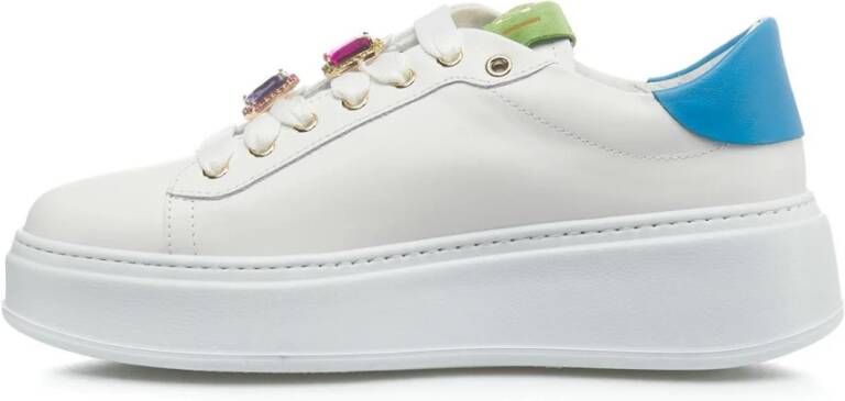 Gio+ Witte Sneakers voor Vrouwen White Dames