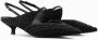 Giorgio Armani Elegante Beaded Slingback Sandalen Black Dames - Thumbnail 2