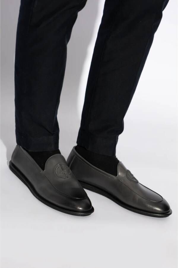 Giorgio Armani Loafers type schoenen Black Heren