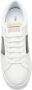 Emporio Armani Witte Leren Sneakers met Gestreept Detail White Heren - Thumbnail 4