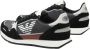 Emporio Armani Kleurrijke Multi-Texture Heren Sneakers Multicolor Heren - Thumbnail 4