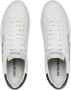 Emporio Armani Italiaanse Leren Sneakers met Ingelegd Adelaarslogo White Heren - Thumbnail 3