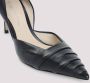 Giorgio Armani Zwarte Leren Pumps Elegante Hakken Black Dames - Thumbnail 7