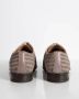 Giorgio Gedrukte leren nette schoenen Beige - Thumbnail 6