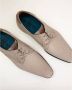Giorgio Gedrukte leren nette schoenen Beige Heren - Thumbnail 4