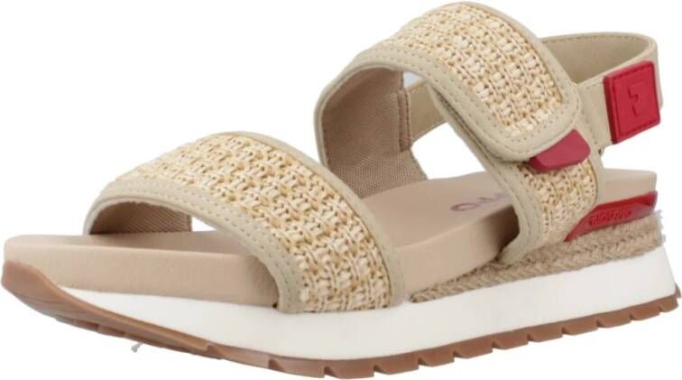 Gioseppo Argonne Platte Sandalen Beige Dames
