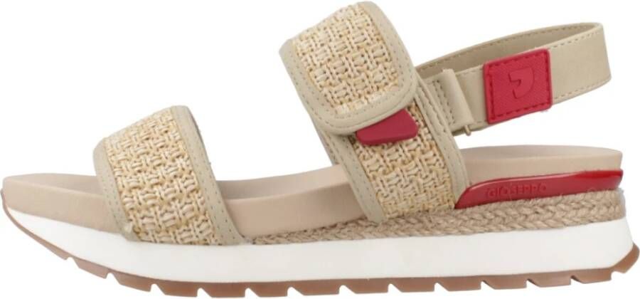 Gioseppo Argonne Platte Sandalen Beige Dames
