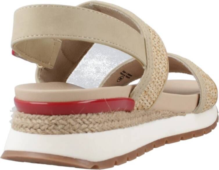 Gioseppo Argonne Platte Sandalen Beige Dames