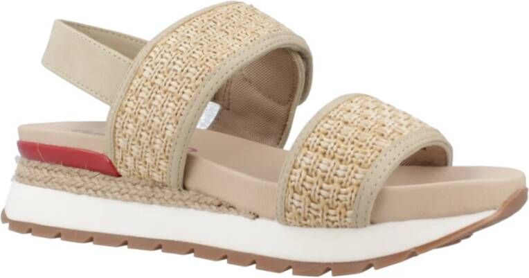 Gioseppo Argonne Platte Sandalen Beige Dames