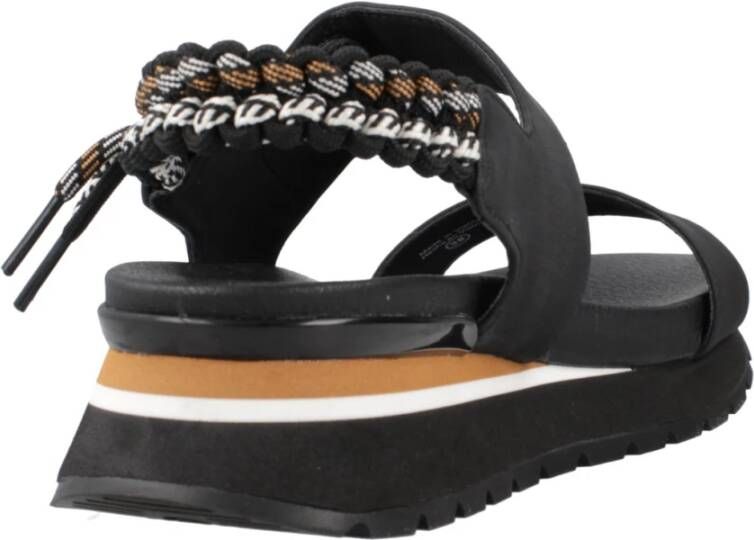 Gioseppo Flat Sandals Black Dames