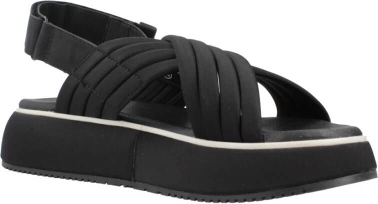 Gioseppo Flat Sandals Black Dames