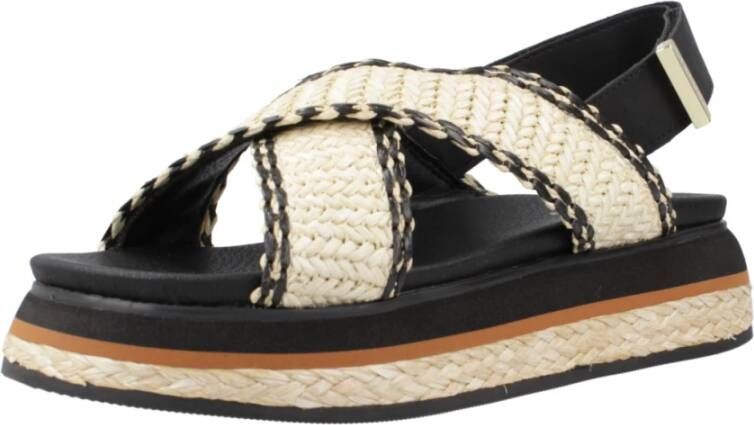 Gioseppo Flat Sandals Black Dames