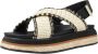 Gioseppo Flat Sandals Black Dames - Thumbnail 2