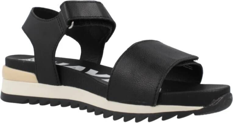 Gioseppo Flat Sandals Black Dames