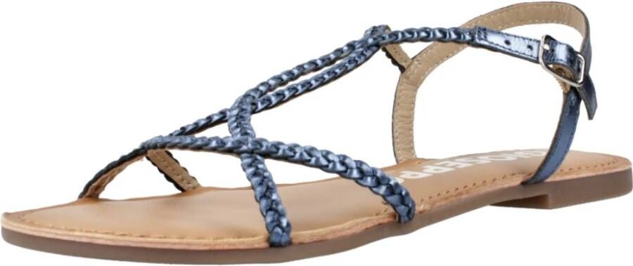 Gioseppo Flat Sandals Blue Dames