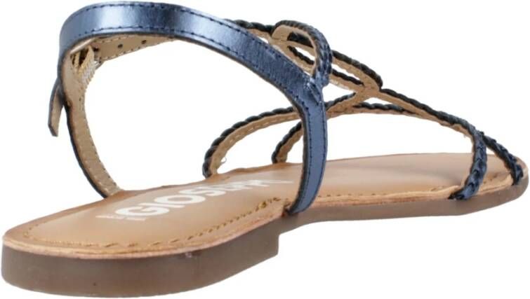 Gioseppo Flat Sandals Blue Dames