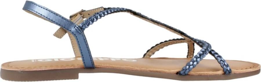 Gioseppo Flat Sandals Blue Dames