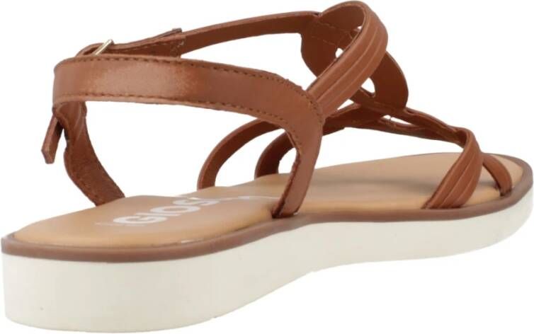 Gioseppo Flat Sandals Brown Dames