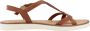 Gioseppo Flat Sandals Brown Dames - Thumbnail 4