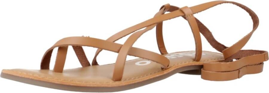 Gioseppo Flat Sandals Brown Dames