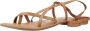 Gioseppo Stijlvolle Platte Sandalen Brown Dames - Thumbnail 4