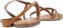 Gioseppo Stijlvolle Platte Sandalen Brown Dames - Thumbnail 6