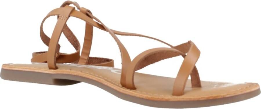 Gioseppo Flat Sandals Brown Dames